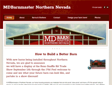Tablet Screenshot of mdbarnsnevada.com